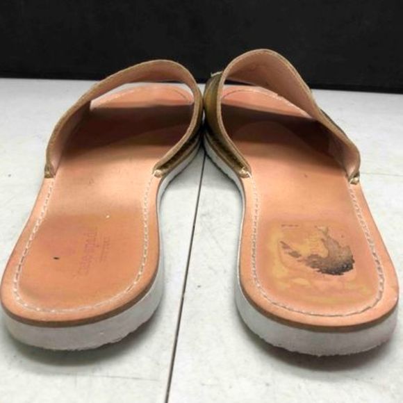 KATE SPADE Gold Ice Cream Slide Sandals 8.5 - Picture 6 of 10